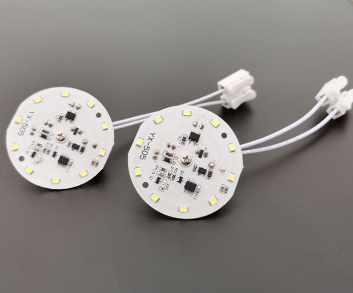PCBA 10 LED 및 USB 커넥터 음성 및 빛 감지 통합 천장 조명, 지원 자기 장착