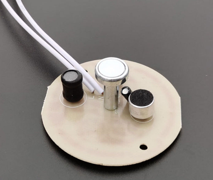 PCBA 10 LED 및 USB 커넥터 음성 및 빛 감지 통합 천장 조명, 지원 자기 장착