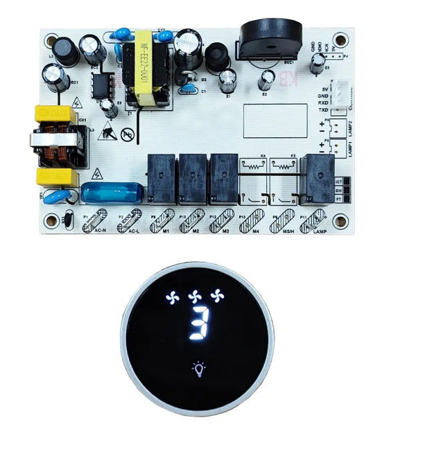 전자 버튼 터치 스위치 컨트롤 패널 등등 부엌 범위 후드 PCB 보드